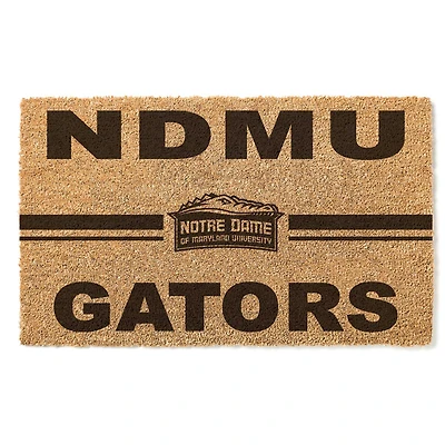 Notre Dame of Maryland Gators 18" x 30" Team Logo Doormat