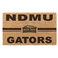 Notre Dame of Maryland Gators 18" x 30" Team Logo Doormat
