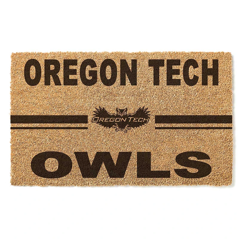 Oregon Tech Hustlin' Owls 18" x 30" Team Logo Doormat