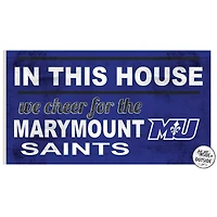 Marymount Saints 11" x 20" Indoor/Outdoor In This House Sign