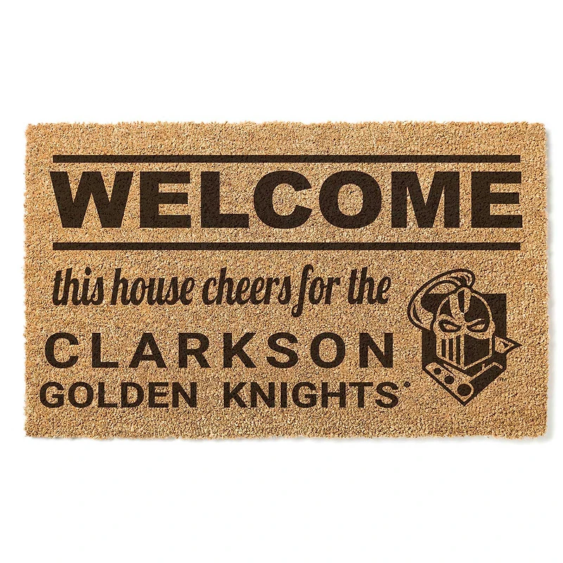 Clarkson Golden Knights 18" x 30" Welcome Doormat