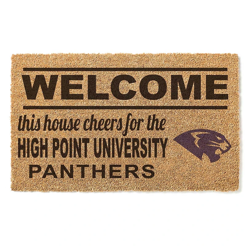 High Point Panthers 18" x 30" Welcome Doormat