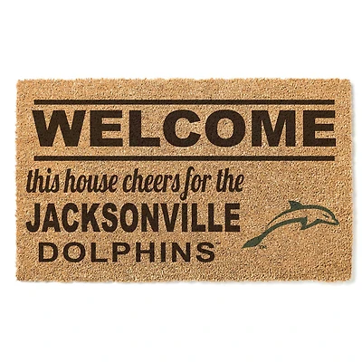 JU Dolphins 18" x 30" Welcome Doormat
