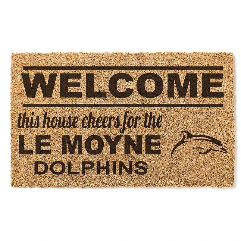 Le Moyne Dolphins 18" x 30" Welcome Doormat