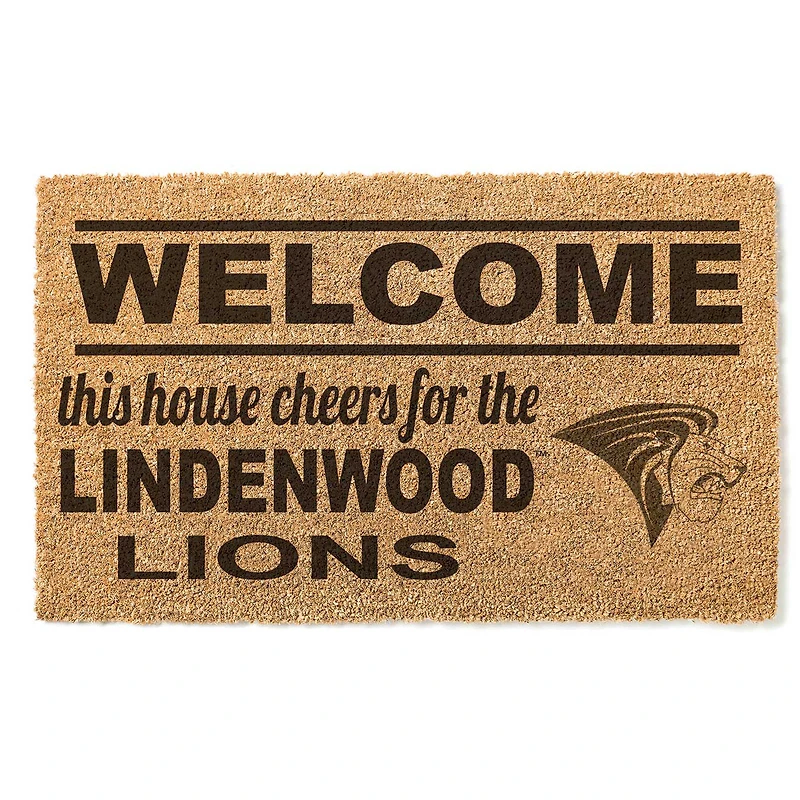 Lindenwood Lions 18" x 30" Welcome Doormat