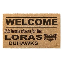 Loras College Duhawks 18" x 30" Welcome Doormat