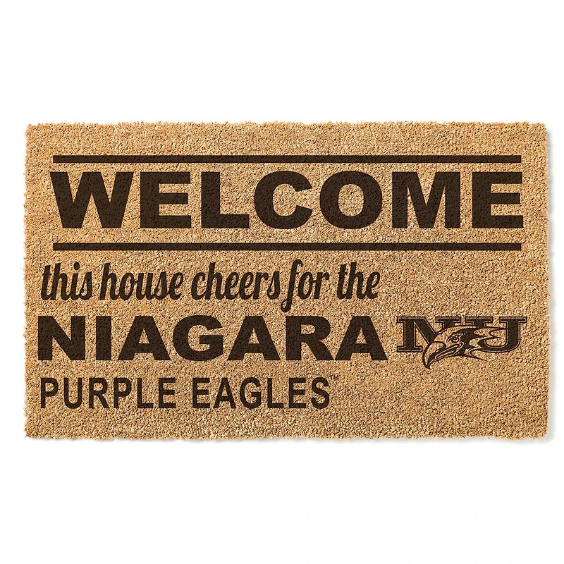 Niagara Purple Eagles 18" x 30" Welcome Doormat