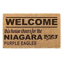 Niagara Purple Eagles 18" x 30" Welcome Doormat