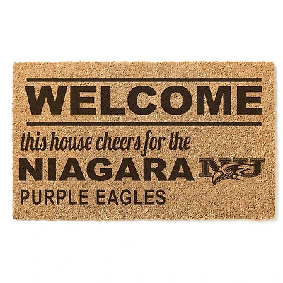 Niagara Purple Eagles 18" x 30" Welcome Doormat