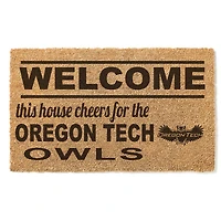 Oregon Tech Hustlin' Owls 18" x 30" Welcome Doormat