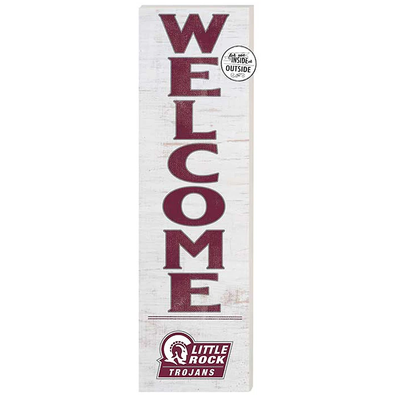 Arkansas Little Rock Trojans 10'' x 35'' Indoor/Outdoor Welcome Sign