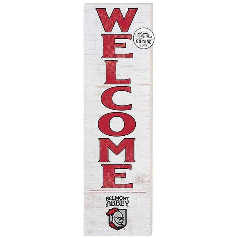 Belmont Abbey Crusaders 10'' x 35'' Indoor/Outdoor Welcome Sign