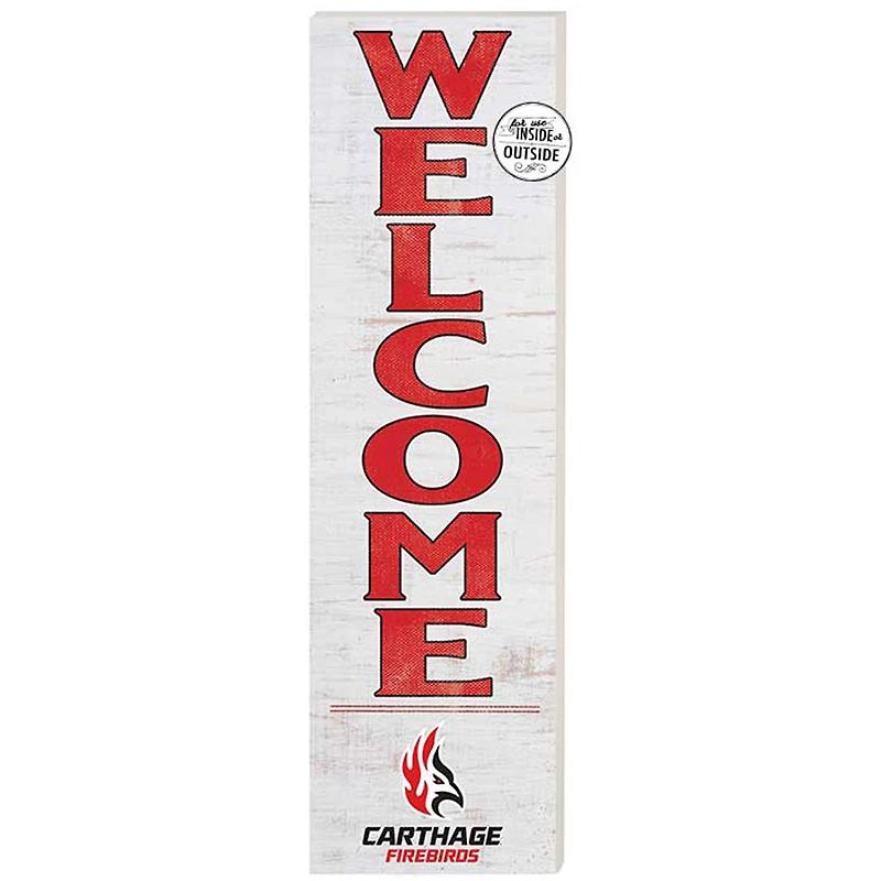 Carthage Firebirds 10'' x 35'' Indoor/Outdoor Welcome Sign