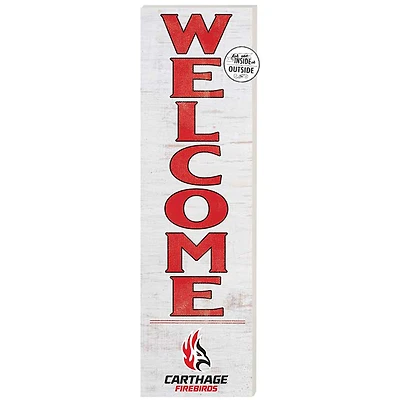Carthage Firebirds 10'' x 35'' Indoor/Outdoor Welcome Sign