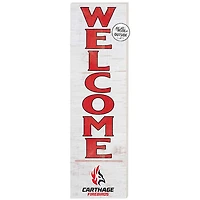 Carthage Firebirds 10'' x 35'' Indoor/Outdoor Welcome Sign