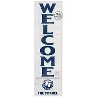 Citadel Bulldogs 10'' x 35'' Indoor/Outdoor Welcome Sign