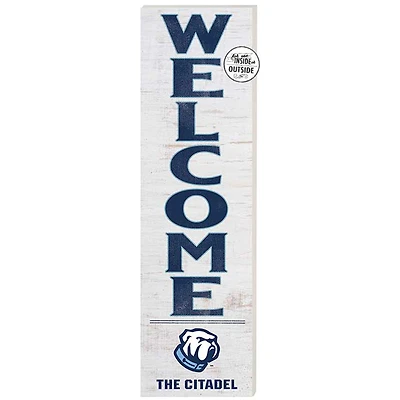 Citadel Bulldogs 10'' x 35'' Indoor/Outdoor Welcome Sign