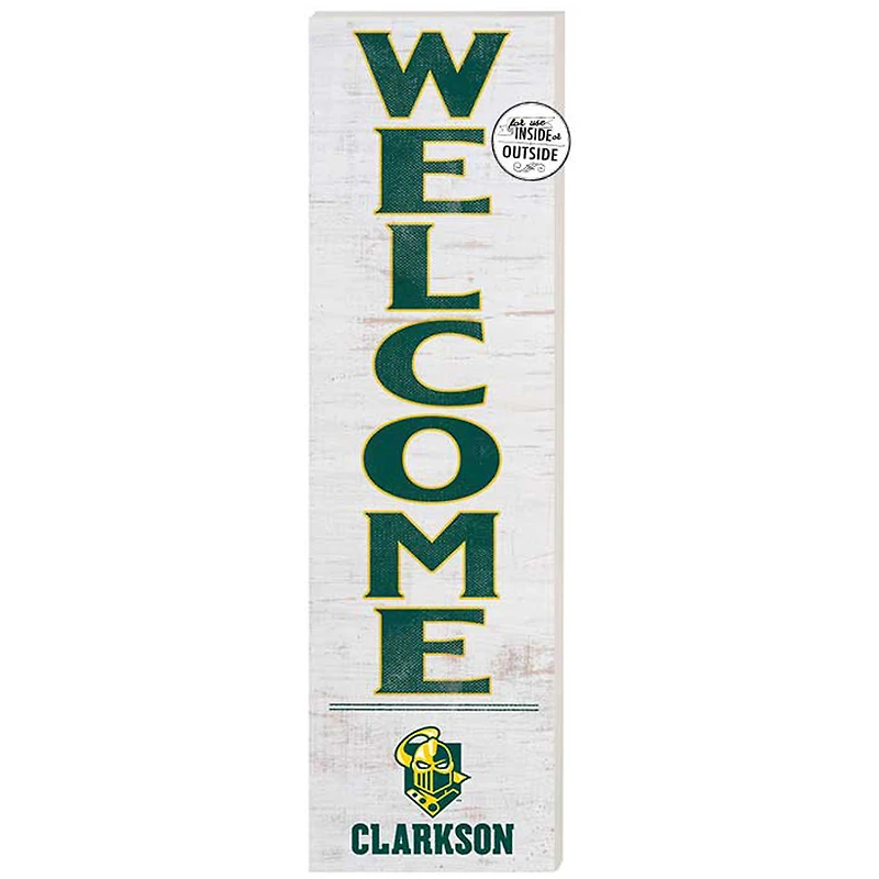 Clarkson Golden Knights 10'' x 35'' Indoor/Outdoor Welcome Sign