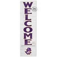 Evansville Purple Aces 10'' x 35'' Indoor/Outdoor Welcome Sign