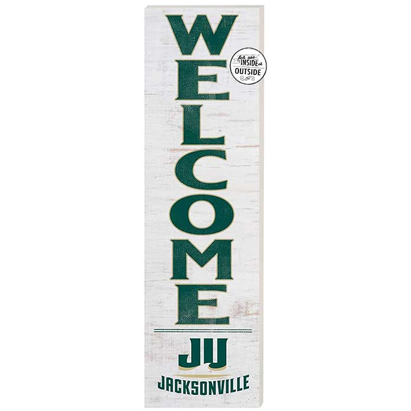 JU Dolphins 10'' x 35'' Indoor/Outdoor Welcome Sign