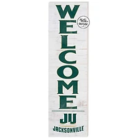 JU Dolphins 10'' x 35'' Indoor/Outdoor Welcome Sign