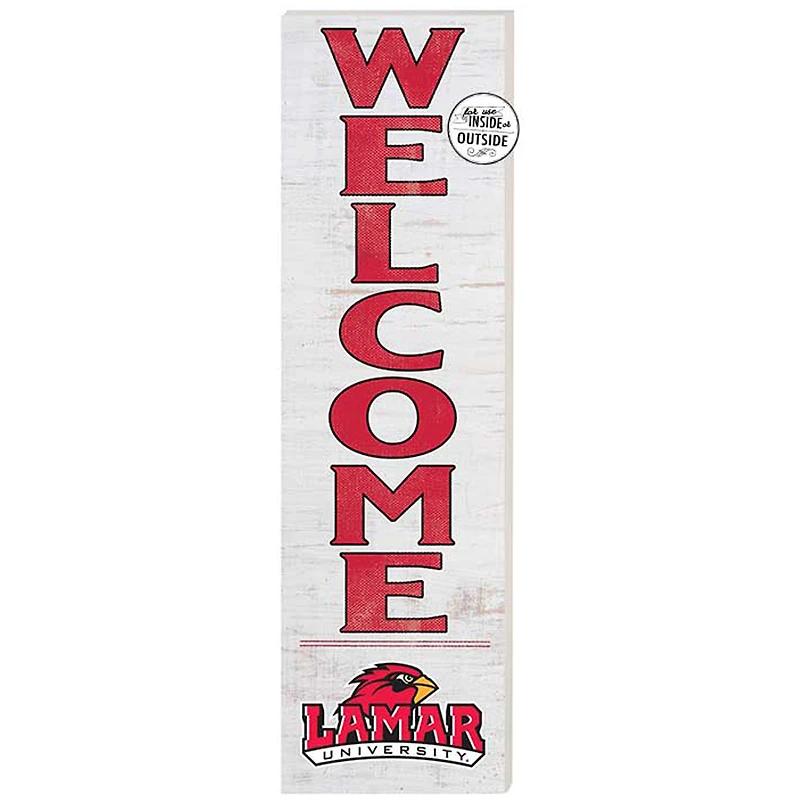 Lamar Cardinals 10'' x 35'' Indoor/Outdoor Welcome Sign