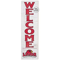 Lamar Cardinals 10'' x 35'' Indoor/Outdoor Welcome Sign