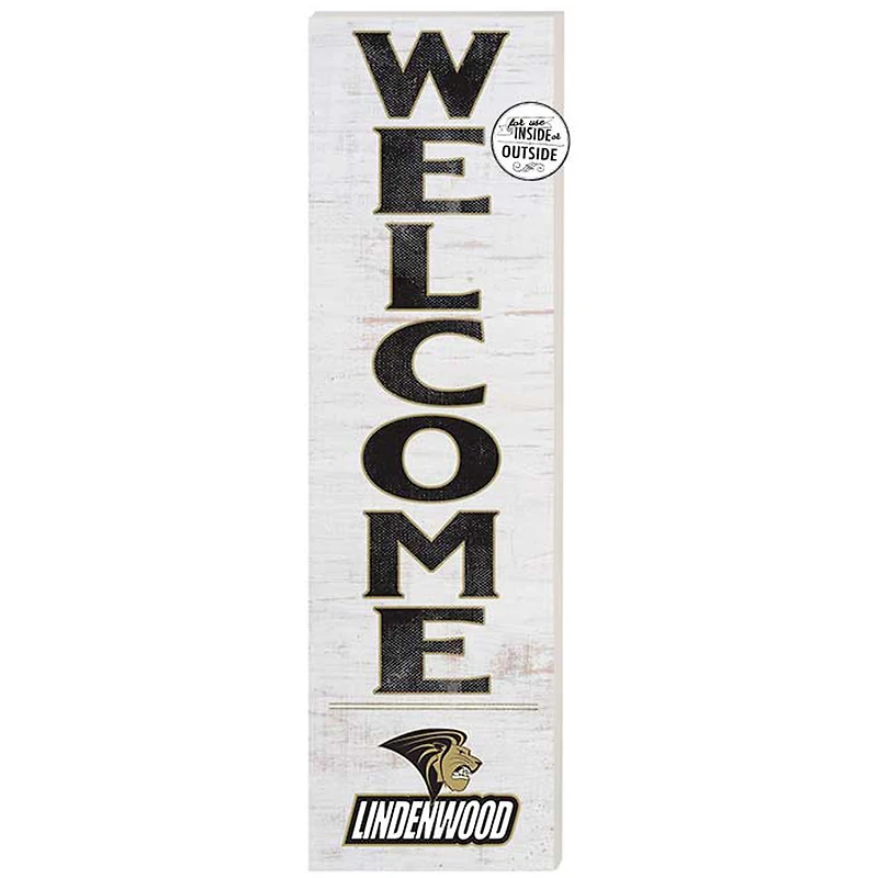 Lindenwood Lions 10'' x 35'' Indoor/Outdoor Welcome Sign