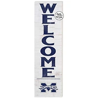 Moravian Greyhounds 10'' x 35'' Indoor/Outdoor Welcome Sign