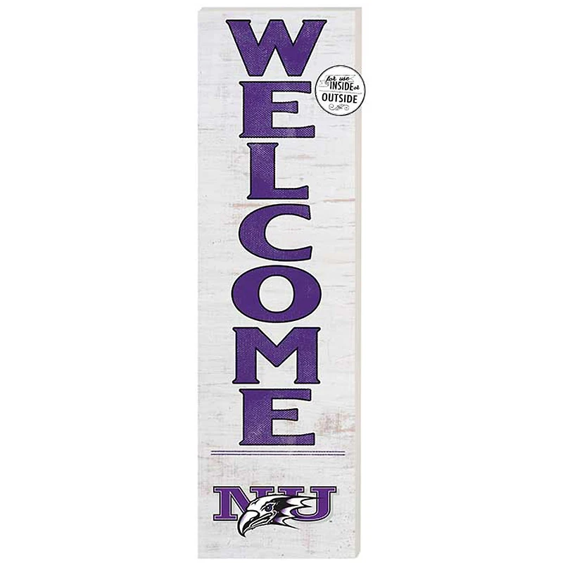 Niagara Purple Eagles 10'' x 35'' Indoor/Outdoor Welcome Sign