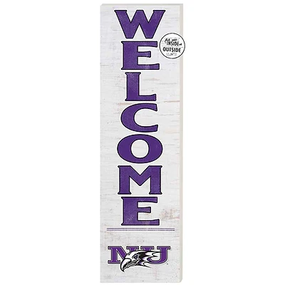 Niagara Purple Eagles 10'' x 35'' Indoor/Outdoor Welcome Sign