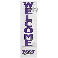 Niagara Purple Eagles 10'' x 35'' Indoor/Outdoor Welcome Sign