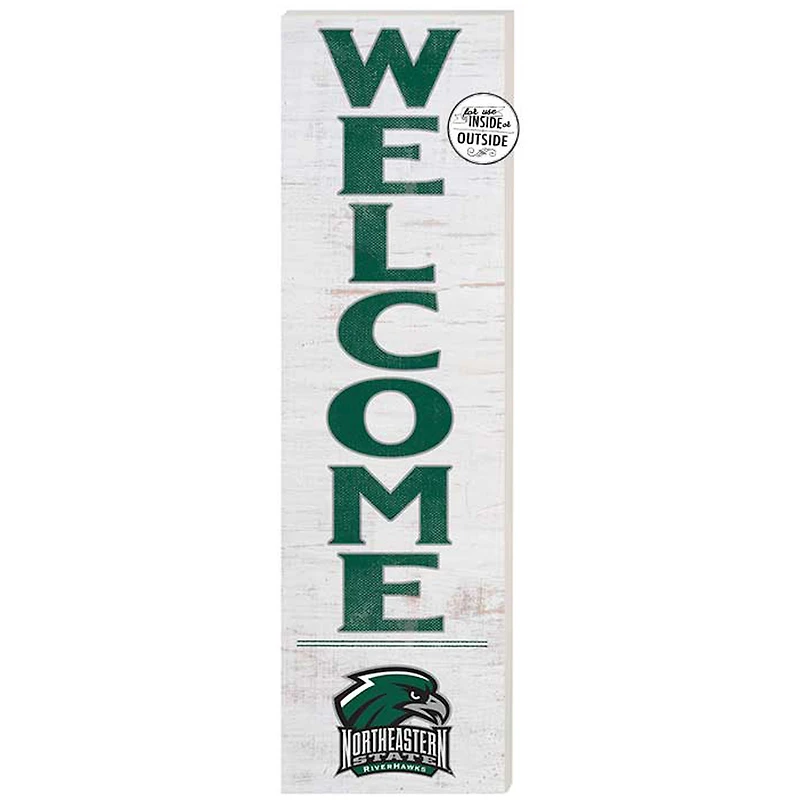 Northeastern State Riverhawks 10'' x 35'' Indoor/Outdoor Welcome Sign