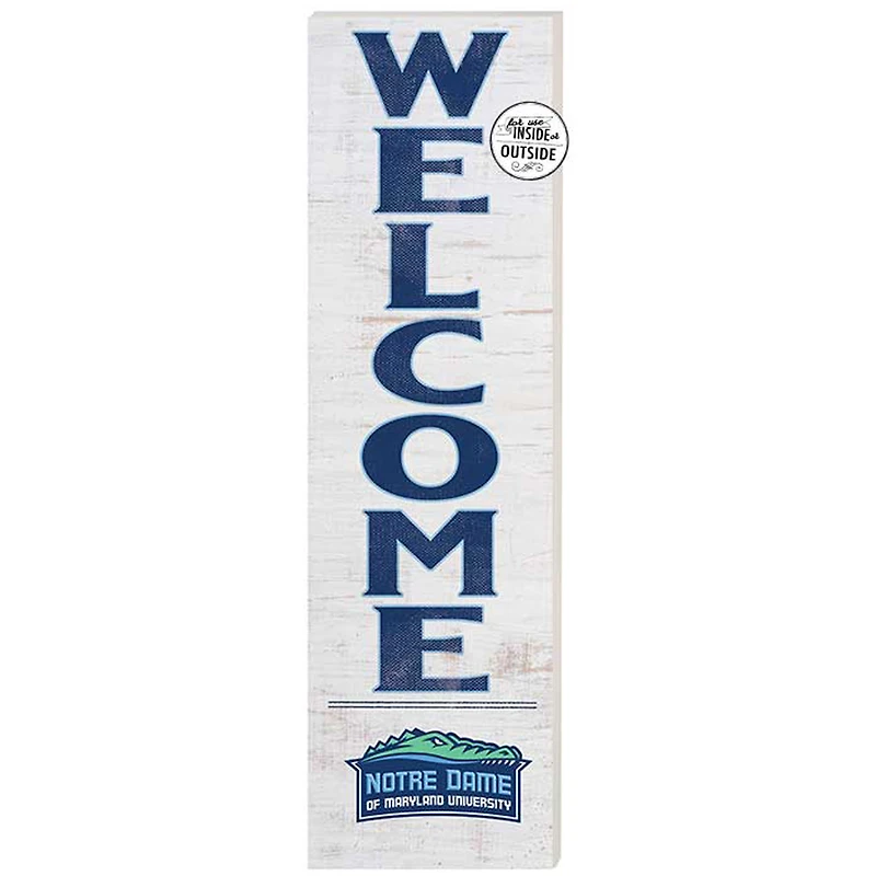 Notre Dame of Maryland Gators 10'' x 35'' Indoor/Outdoor Welcome Sign