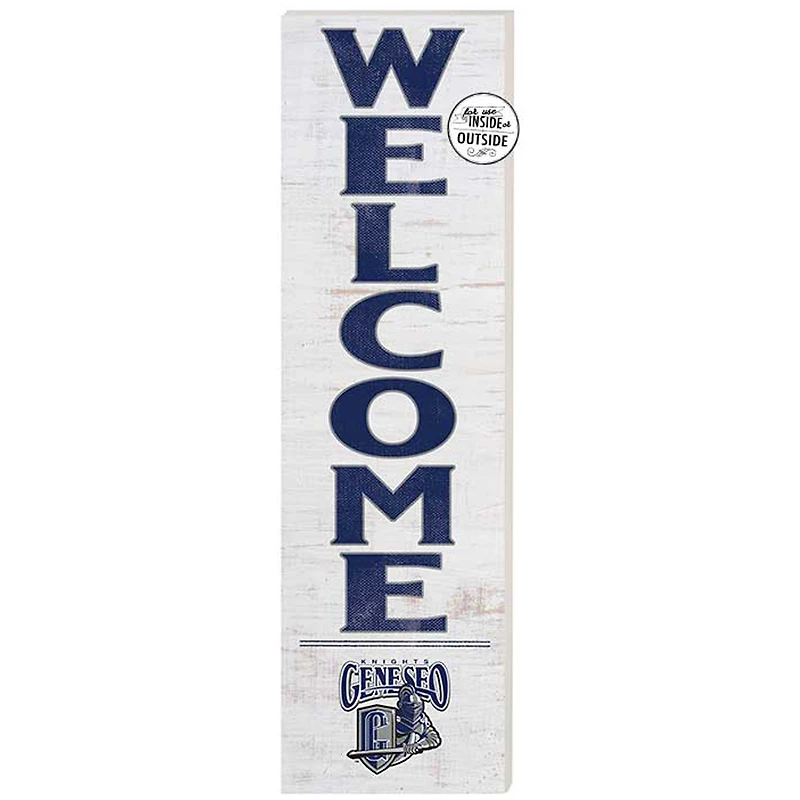 SUNY Geneseo Knights 10'' x 35'' Indoor/Outdoor Welcome Sign