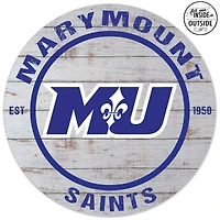 Marymount Saints 20'' Indoor/Outdoor Weathered Circle Sign