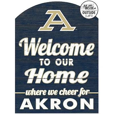 Akron Zips 16'' x 22'' Indoor/Outdoor Marquee Sign