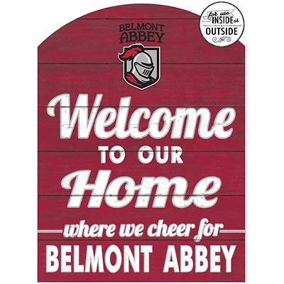 Belmont Abbey Crusaders 16'' x 22'' Indoor/Outdoor Marquee Sign