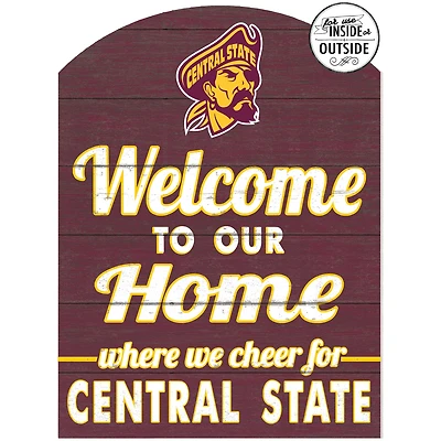 Central State Marauders 16'' x 22'' Indoor/Outdoor Marquee Sign