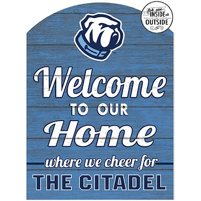 Citadel Bulldogs 16'' x 22'' Indoor/Outdoor Marquee Sign