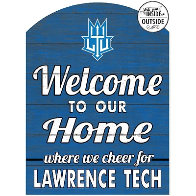 Lawrence Technological University Blue Devils 16'' x 22'' Indoor/Outdoor Marquee Sign