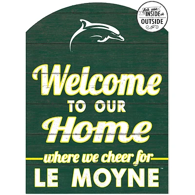 Le Moyne Dolphins 16'' x 22'' Indoor/Outdoor Marquee Sign