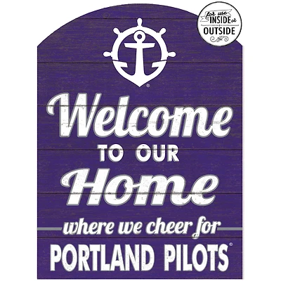 Portland Pilots 16'' x 22'' Indoor/Outdoor Marquee Sign