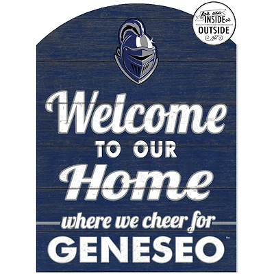 SUNY Geneseo Knights 16'' x 22'' Indoor/Outdoor Marquee Sign