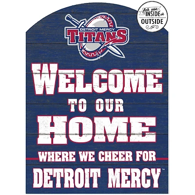 Detroit Mercy Titans 16'' x 22'' Indoor/Outdoor Marquee Sign