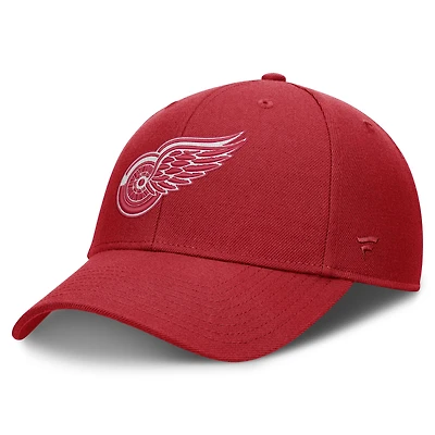 Men's Fanatics Red Detroit Red Wings Force Adjustable Hat