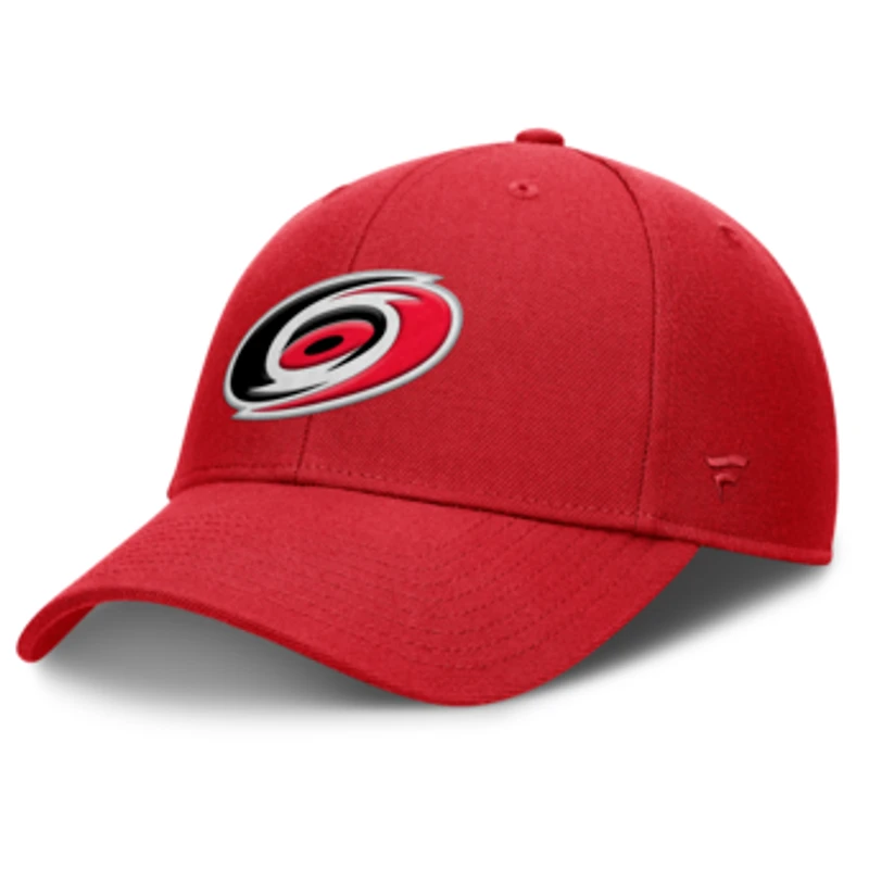 Men's Fanatics Red Carolina Hurricanes Force Adjustable Hat