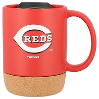 The Memory Company Cincinnati Reds Cork Bottom Mug with Lid