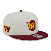 Men's New Era Cream/Burgundy Washington Commanders City Originals 9FIFTY Snapback Hat