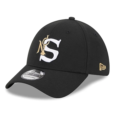 Men's New Era Black New Orleans Saints City Originals 39THIRTY Flex Hat